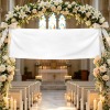 Peach Skin Tapestry with Satin Ribbons 63x20inch |Ship From USA