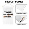 Custom Cotton and Linen Hanging Poster