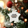 Custom Star Shaped Ceramic Ornament