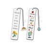 Color Printed Stainless Steel Bookmark