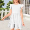 Custom Personalized Winged Sleeve Girls Dress