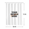 Custom Waterproof Shower Curtain(66"x72")