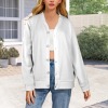 All-Over-Print Women's Casual Knit Cardigan
