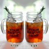 Custom Mason Jar Mug with Handle(16oz)