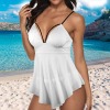 Custom Individualized Women's V-Neck Tankini Set