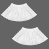 Custom Personalized Women's Two Layer Hem Pocket Sports Skirt