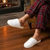 Custon Men's Fur Lined Thick-Sole Indoor Slippers