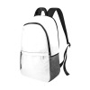 Fabric Backpack with Side Mesh Pockets