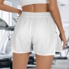 Custom Individualized Women's High Waist Side Pockets Sports Shorts