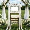 Custom Lace Chair Back Cover