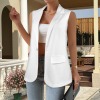 All-Over Print Women's Sleeveless Blazer Vest