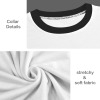 Men's All Over Print Ribbed Collar T-Shirt|Ship From USA
