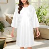 Women's Loose Fit Crew Neck Short Sleeve Sleepwear Nightdress