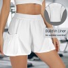 Custom Individualized Women's High Waist Side Pockets Sports Shorts