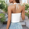 Custom Personalized Women's Tie Back Halter Top