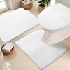 Custom 3-Piece Bathroom Rug Set 60x40cm