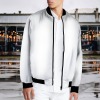 Men's Zipper Windbreaker Bomber Jacket Coat
