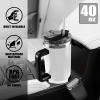 Custom 40oz Tumbler with Black Handle
