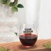 Custom Stemless Wine Glass(17oz)