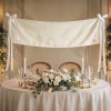 Cotton Linen Tapestry with Satin Ribbons 63x20inch|Ship From USA