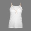 Custom Personalized Women's V-Neck Chain Cami Tank Tops