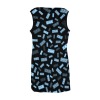 Drawstring Sleeveless Hooded Dress