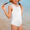 Girls' Backless One-Piece Swimsuit