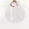 Custom Circular Ultra-Soft Micro Fleece Blanket 47"