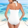 All-Over Print Women's Halter One-Piece Swimsuit