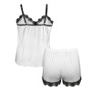 All-Over Print Women's Lace Cami Pajama Set