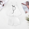 Custom Personalized Women's Drawstring String Tankini Set
