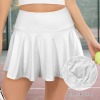 Custom Individualized Women's High Waist Pleated Zipper Pockets Active Skirts