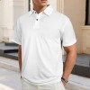 Men's Button Short Sleeve Polo Shirt