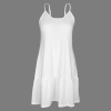 Custom Individualized Women's Cami Ruffle Hem Casual Dress