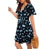 V-Neck Fitted Dress