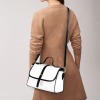 Multi-Function Leather Satchel-Black