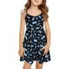 V-Neck Strappy Dress For Girls