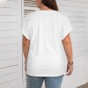 Custom Personalized Women's Short Sleeve Round Neck Front Twist T-Shirts