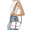 Multi-Function Leather Satchel-Brown