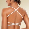 All Over Print Women's Twisted Back Cross Sports Bra Tops