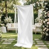 Peach Skin Tapestry with Satin Ribbons 24x75inch|Ship From USA