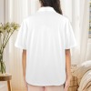 All-Over Print Women's V Neck Button Short Sleeve Pajama Top