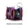 Mini Leather Photo Album Keychain