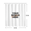 Custom Waterproof Shower Curtain(72" x 72")