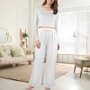 Custom Individualized Women's Round Neck Pocket Long Pajama Sets