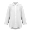 Women's Long Sleeve Curved Hem Shirt