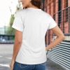 Custom Individualized Women's V-Neck Short Sleeve Pocket T-Shirts