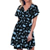V-Neck Fitted Dress