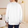 Custom Personalized Women's Raglan Round Neck Sweatshirt