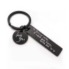 Text Engraved Keychain